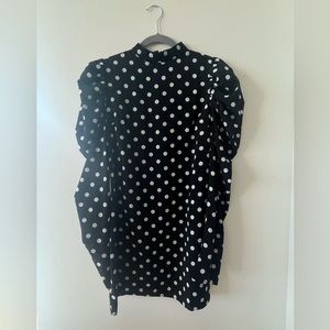 Short polka dots dress